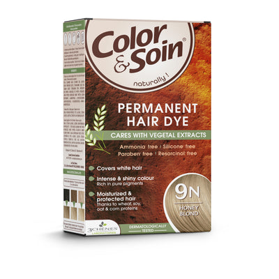 COLOR & SOIN plaukų dažai be amoniako 9N Honey Blond 135 ml