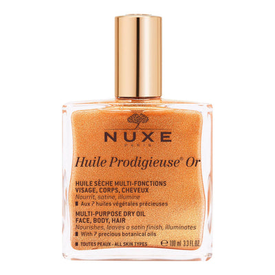 NUXE aliejus veidui, kūnui ir plaukams HUILE PRODIGIEUSE OR, 100 ml