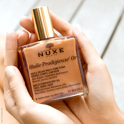 NUXE aliejus veidui, kūnui ir plaukams HUILE PRODIGIEUSE OR, 100 ml