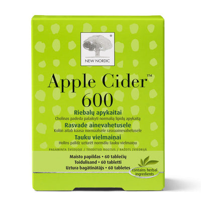 Apple Cider 600 tabletės N60