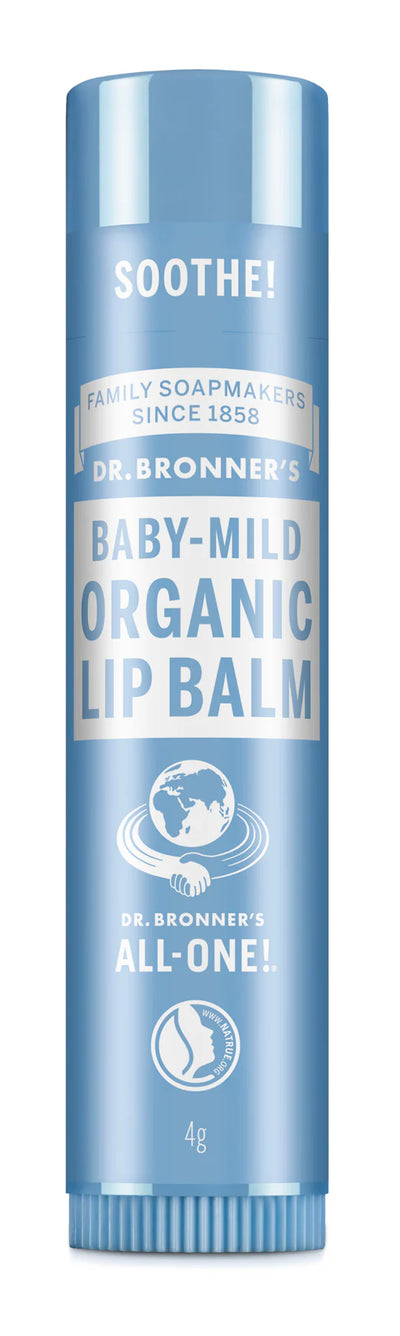 Ekologiškas lūpų balzamas Dr.Bronners BABY-MILD 4g