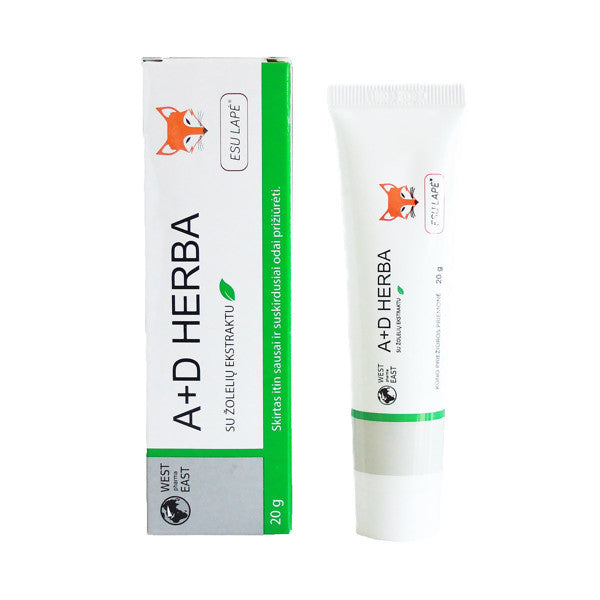 Esu Lapė Vitaminų A+D Herba kremas 20g, nuotrauka Nr. 1