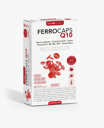 FERROCAPS su kofermentu Q10 augalinės kapsulės N60