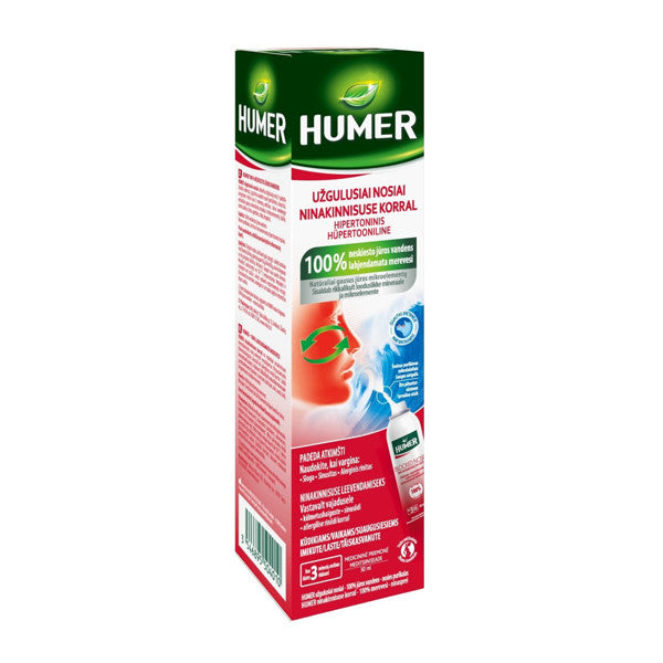 HUMER 050 nuo slogos nosies purškalas 50ml, nuotrauka Nr. 1