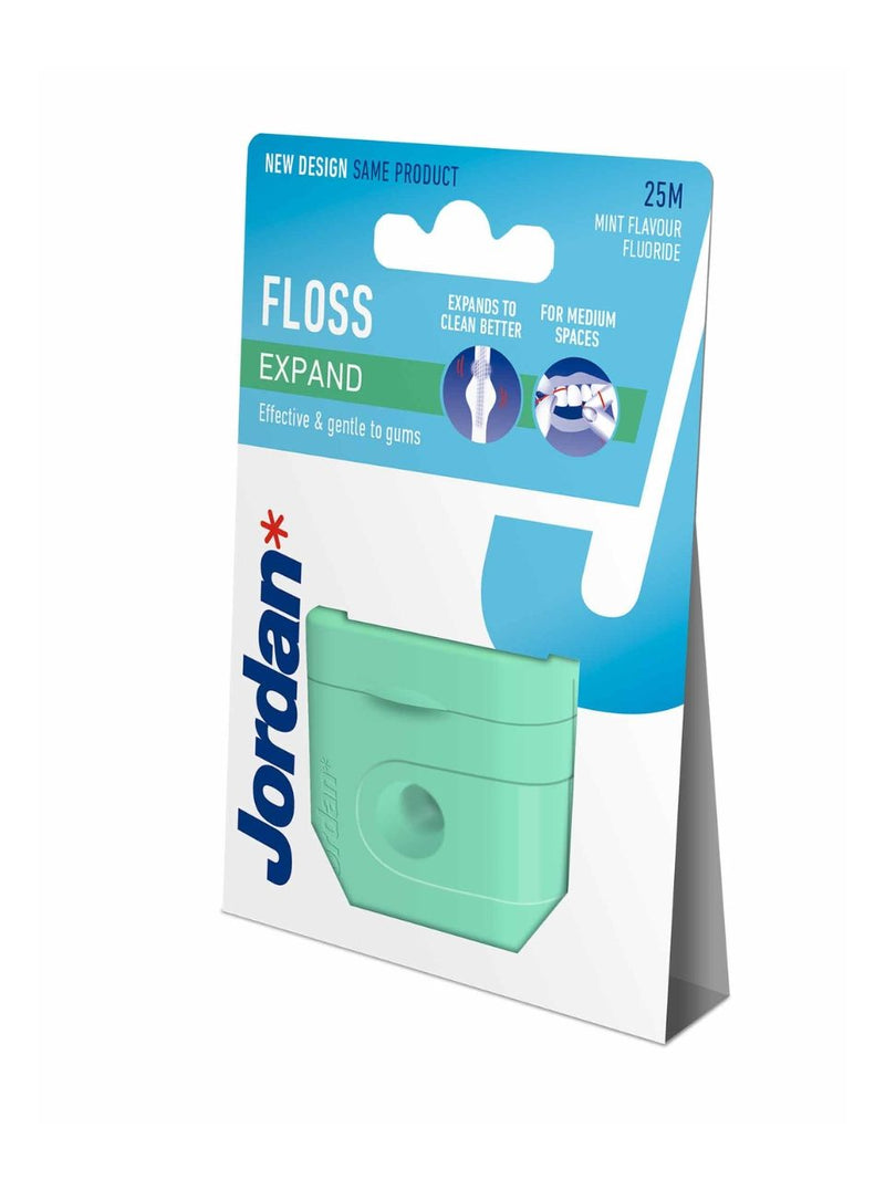 Jordan tarpdančių siūlas su dantų pasta Expand Fresh 25m, nuotrauka Nr. 1