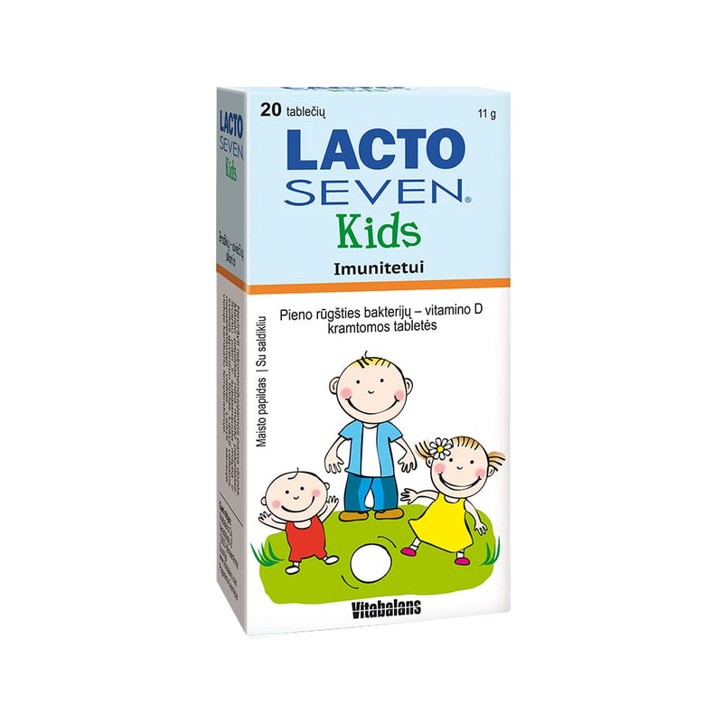 LACTO SEVEN Kids tabletės N20, nuotrauka Nr. 1