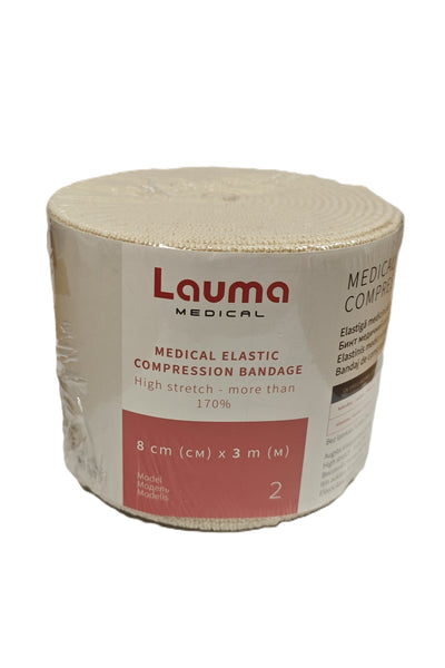 Tvarstis elastinis Lauma 8cm x 3.0m
