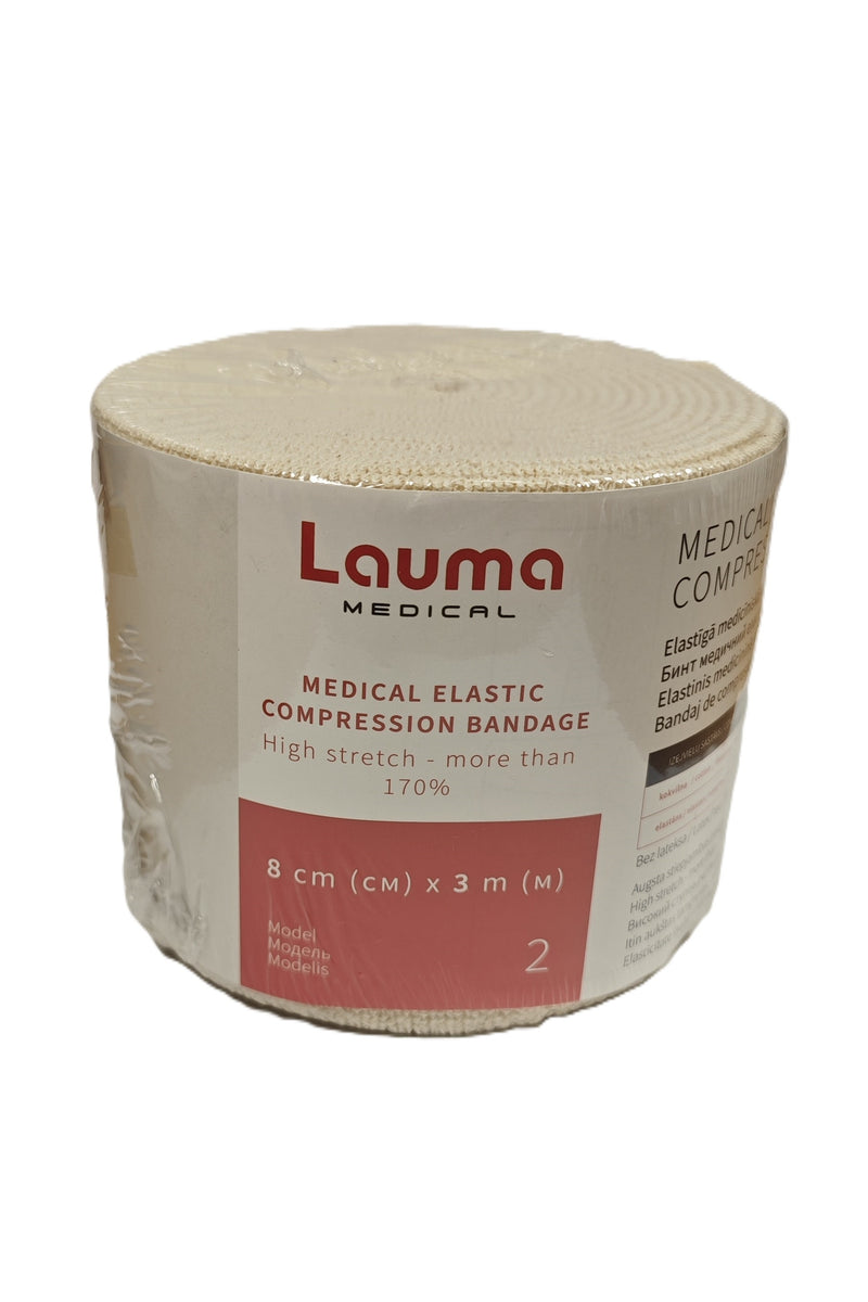 Tvarstis elastinis Lauma 8cm x 3.0m, nuotrauka Nr. 1