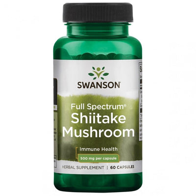 SWANSON Shiitake Mushroom kapsulės N60