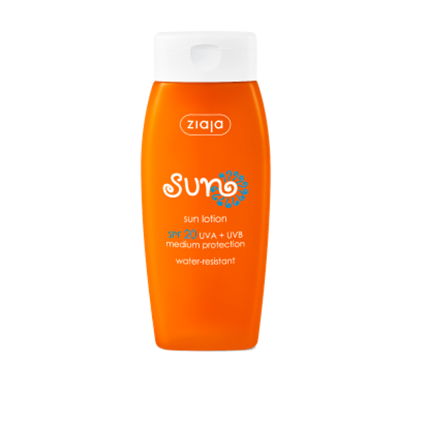 ZIAJA Sun Line vandeniui atsparus losjonas nuo saulės SPF20 150ml, nuotrauka Nr. 1
