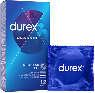 DUREX Classic prezervatyvai N12