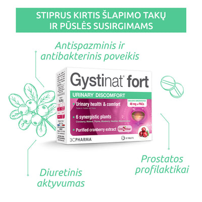 3C PHARMA Gystinat Fort, tabletės N30