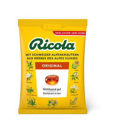 RICOLA ORIGINAL pastilės, 75g