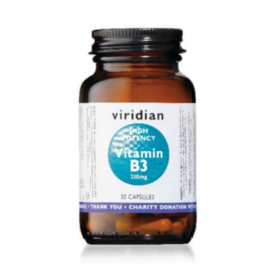 Vitaminas B3 250 mg „High Potency Vitamin B3“, kapsulės N30