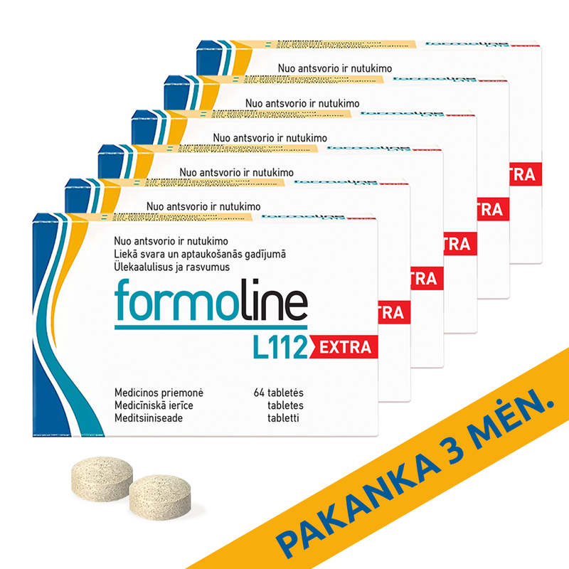FORMOLINE L112 Extra, tabletės N64 x 6, nuotrauka Nr. 1