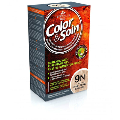 COLOR & SOIN plaukų dažai be amoniako 9N Honey Blond 135 ml