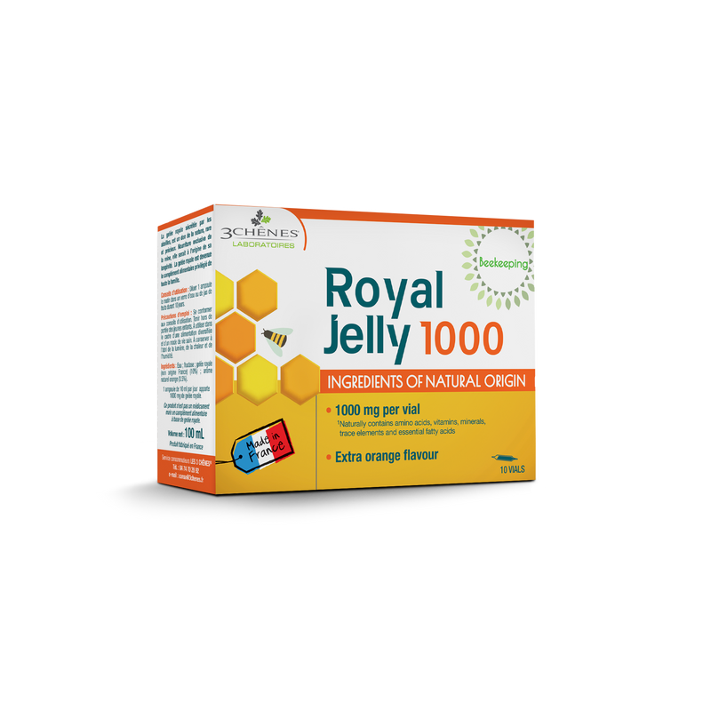 3 CHÊNES Gelée Royale 1000, ampulės N10, nuotrauka Nr. 1