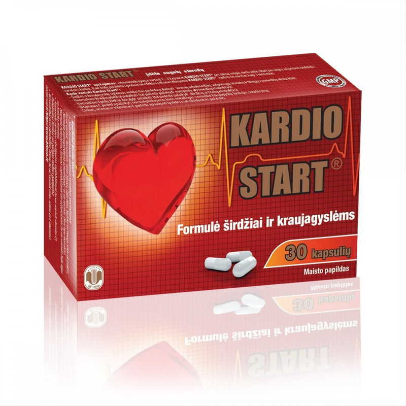 Kardio Start kapsulės N30, nuotrauka Nr. 1