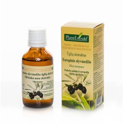 Europinių alyvmedžių ūglių ekstraktas, geriamieji lašai 50 ml, nuotrauka Nr. 1