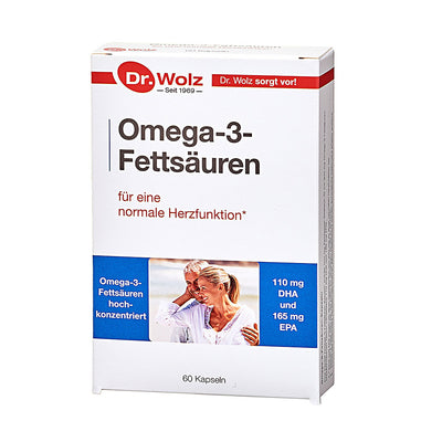 Dr.Wolz Omega-3-Fettsäuren žuvų taukai kapsulės N60