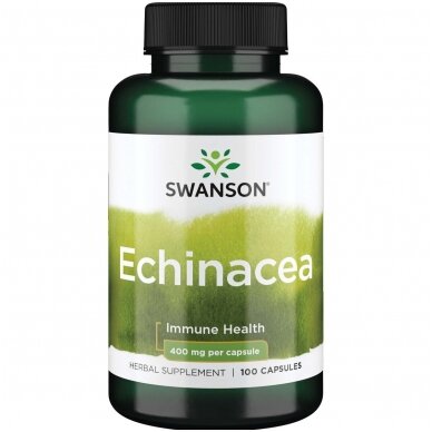 SWANSON Ežiuolė 400 mg, kapsulės N100