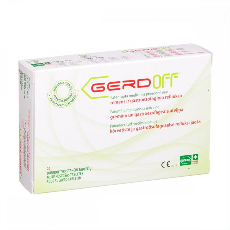 Gerdoff burnoje tirpstančios tabletės N20, nuotrauka Nr. 1