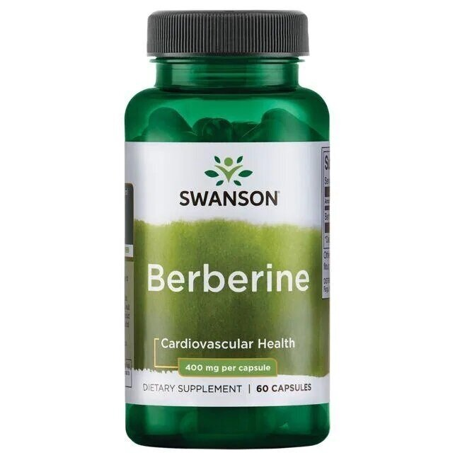 SWANSON Berberinas (natūralus) 400 mg, kapsulės N60, nuotrauka Nr. 1
