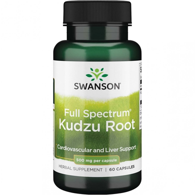 SWANSON Kudzu (Skiautėtoji puerarija) 500 mg, kapsulės N60