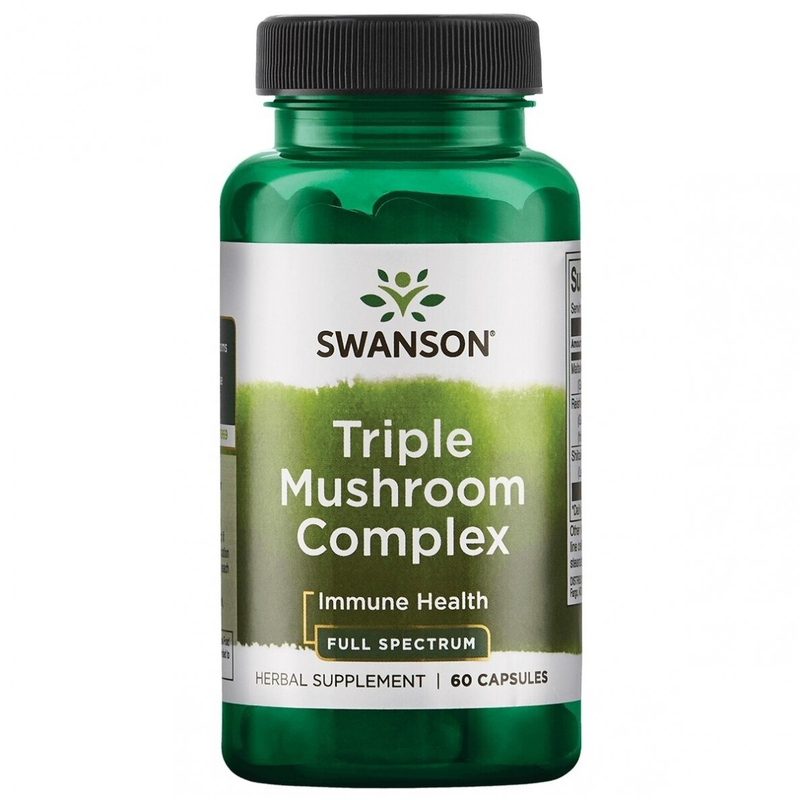 SWANSON Maitake, Reishi, Shiitake, kapsulės N60, nuotrauka Nr. 1
