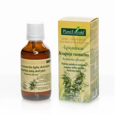 Kvapiųjų rozmarinų ūglių ekstraktas, geriamieji lašai 50ml