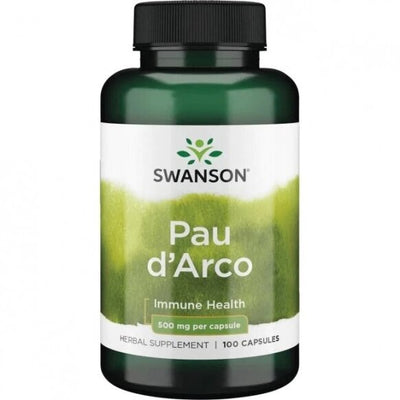 SWANSON Pau d'arco (Penkialapis balamedis) 500 mg, kapsulės N100