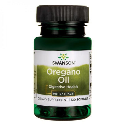 SWANSON Oregano (Raudonėlio) aliejaus ekstraktas 10:1, minkšt. kapsulės N120