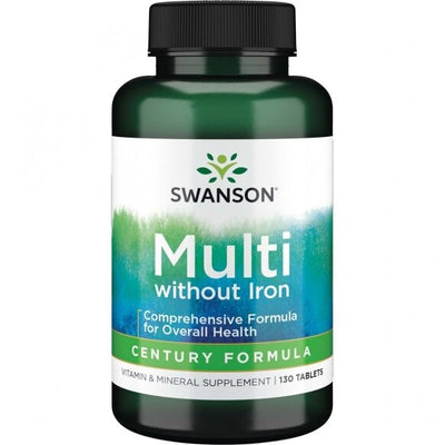 SWANSON Super multivitaminų ir mineralų kompleksas be geležies, tabletės N130