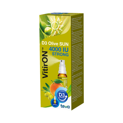 VITIRON D3 Olive Sun 4000 IU, apelsinų skonio, 10 ml